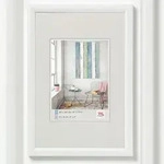 walther + design Trendstyle Kunststoff Bilderrahmen, weiss, 50 x 70 cm
