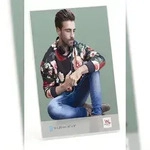 walther + design Kunstglas Portraitrahmen, transparent, 15 x 20 cm