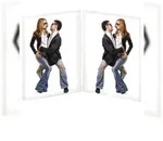 walther + design Kunstglas Doppelrahmen 13X18