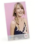 walther + design Kunstglas Portraitrahmen, transparent, 10 x 15 cm