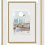 walther + design Lifestyle Kunststoff Bilderrahmen 10x15 cm GOLD