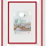 walther + design Lifestyle Kunststoff Bilderrahmen 30x40 cm ROT