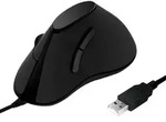 LogiLink Ergonomische vertikale USB Maus 1000 dpi schwarz (1er Blister)