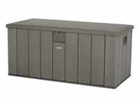 Lifetime Kunststoff Aufbewahungsbox 570 L 151x72 cm dunkelgrau Kissenbox Gartenbox