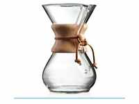 Chemex Kaffeekaraffe aus Glas für 6 Tassen