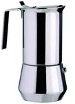 ILSA Turbo Express Espressokocher aus Edelstahl 18/10, 6 Tassen