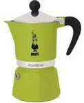 Bialetti Espressokocher Rainbow f&uuml;r 6 Tassen, Espresso, Espressokanne,