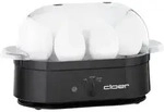 Cloer 6080 Eierkocher schwarz f&uuml;r 6 Eier