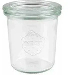 WECK Mini Sturzglas, &Oslash; 6 cm, H: 6.9 cm, 140mL, mit Deckel, 12er Set