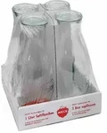 WECK Saftflasche 4er-Tray 1 l