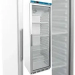 Saro Lagerk&uuml;hlschrank mit Glast&uuml;r - wei&szlig; Modell HK 400 GD, Ma&szlig;e: B 600 x T 585 x