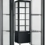 Saro K&uuml;hlvitrine, 235 Liter / Modell SVEN schwarz; VE: 1