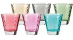 Leonardo Trinkglas OPTIC 6 St&uuml;ck sortiert 220 ml farbig