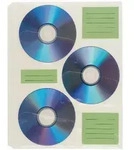 Hama CD-/DVD Ringordner-H&uuml;llen 10 St&uuml;ck