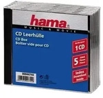 Hama CD-Leerh&uuml;lle Standard 5er-Pack Transparent/Schwarz