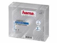 Hama CD Double Jewel Case, Pack 5 2 Disks Transparent