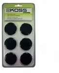 Koss 0021299158227 Kopfh&ouml;rerkissen Schaum Schwarz 6 St&uuml;ck(e)