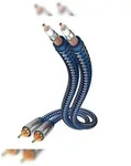 Inakustik 0040802 Audio-Kabel 2 m RCA 2 x RCA Blau