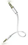 Inakustik 0.5m Star MP3 Audio Cable Audio-Kabel 0,5 m 3.5mm 2 x RCA Wei&szlig;