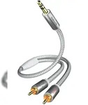 Inakustik 004100015 Audio-Kabel 1,5 m 3.5mm 2 x RCA Wei&szlig;