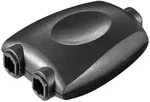 Goobay 11921 Toslink Digital Audio Splitter 1 zu 2, Schwarz, Schwarz -