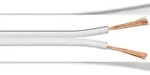 Goobay 67748 Lautsprecherkabel wei&szlig; CCA, 25 m - 25 m Rolle, Querschnitt 2 x...