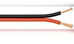 goobay Lautsprecherkabel rot/schwarz CCA 25 m 2 x 1,5 mm2