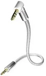 Inakustik 004104015 Audio-Kabel 1,5 m 3.5mm Silber, Wei&szlig;