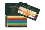 FABER-CASTELL Farbstift Polychromos 24St sortiert Metalletui