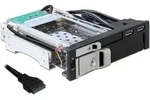 Delock 5.25" Wechselrahmen f&uuml;r 1 x 2.5" + 1 x 3.5" SATA HDD + 2 x USB 3.0 Ports