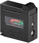 AccuCell Goobay 54020 Batterietester Schwarz - f&uuml;r Standardzellen und alle g&auml;ngigen