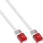InLine&reg; 71655W Patchkabel flach, U/UTP, Cat.6, wei&szlig;, 0,5m