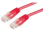 VALUE Patchkabel Cat.6 (Class E) UTP, rot, 1 m