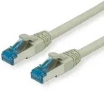 VALUE Patchkabel Cat.6A (Class EA) S/FTP (PiMF), LSOH, grau, 0,5 m