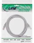 InLine&reg; 71403 Patchkabel, U/UTP, Cat.5e, grau, 3m