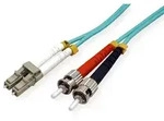 VALUE LWL-Kabel 50/125&mu;m OM3, LC/ST, LSOH, t&uuml;rkis, 0,5 m