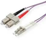 ROLINE LWL-Kabel 50/125&mu;m OM4, LC/SC, violett, 3 m