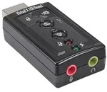 InLine&reg; USB Audio Soundkarte, mit virtuellem 7.1 Surround Sound