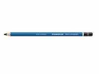 STAEDTLER Bleistift Mars Lumograph 100-7B 17,5cm 7B Schaft blau