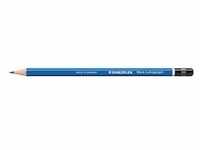 STAEDTLER Bleistift Mars Lumograph 100-3H 17,5cm 3H Schaft blau