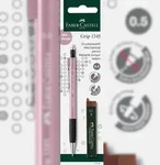 Faber-Castell Druckbleistift Grip 1345+12 Minen 0,5 mm B in Blisterkarte