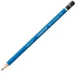 STAEDTLER Bleistift Mars Lumograph 100-2B 17,5cm 2B Schaft blau