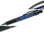 FABER CASTELL Druckbleistift Grip Plus 0,7 blau metallic Packung mit 5 St&uuml;ck