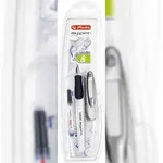 herlitz F&uuml;llhalter my.pen L-Feder wei&szlig;/schwarz