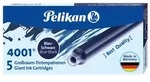 Pelikan Gro&szlig;raum-Tintenpatronen 4001 GTP/5, blau-schwarz