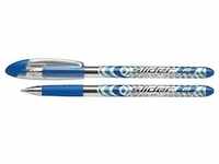 Schneider Kugelschreiber SLIDER Basic 1,0 mm Strichstärke M, Visco Glide, blau