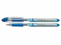 Schneider Kugelschreiber SLIDER Basic 1,4 mm Strichstärke XB, Visco Glide, blau