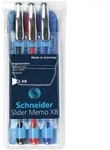 Schneider Kugelschreiber Slider Memo XB 150293 sortiert 3 St./Pack