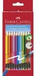 Faber-Castell Radierbar Buntstifte Farbig sortiert 12 St&uuml;ck