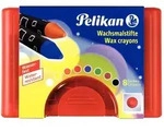 Pelikan Wachsmalstifte 665/8WF 8 dicke, runde Stifte